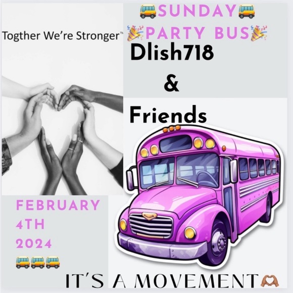 Welcome to the Sunday Party Bus Marathon!Going down With Dlish718 Feb.4th 9a-11a - Picture 2 of 8